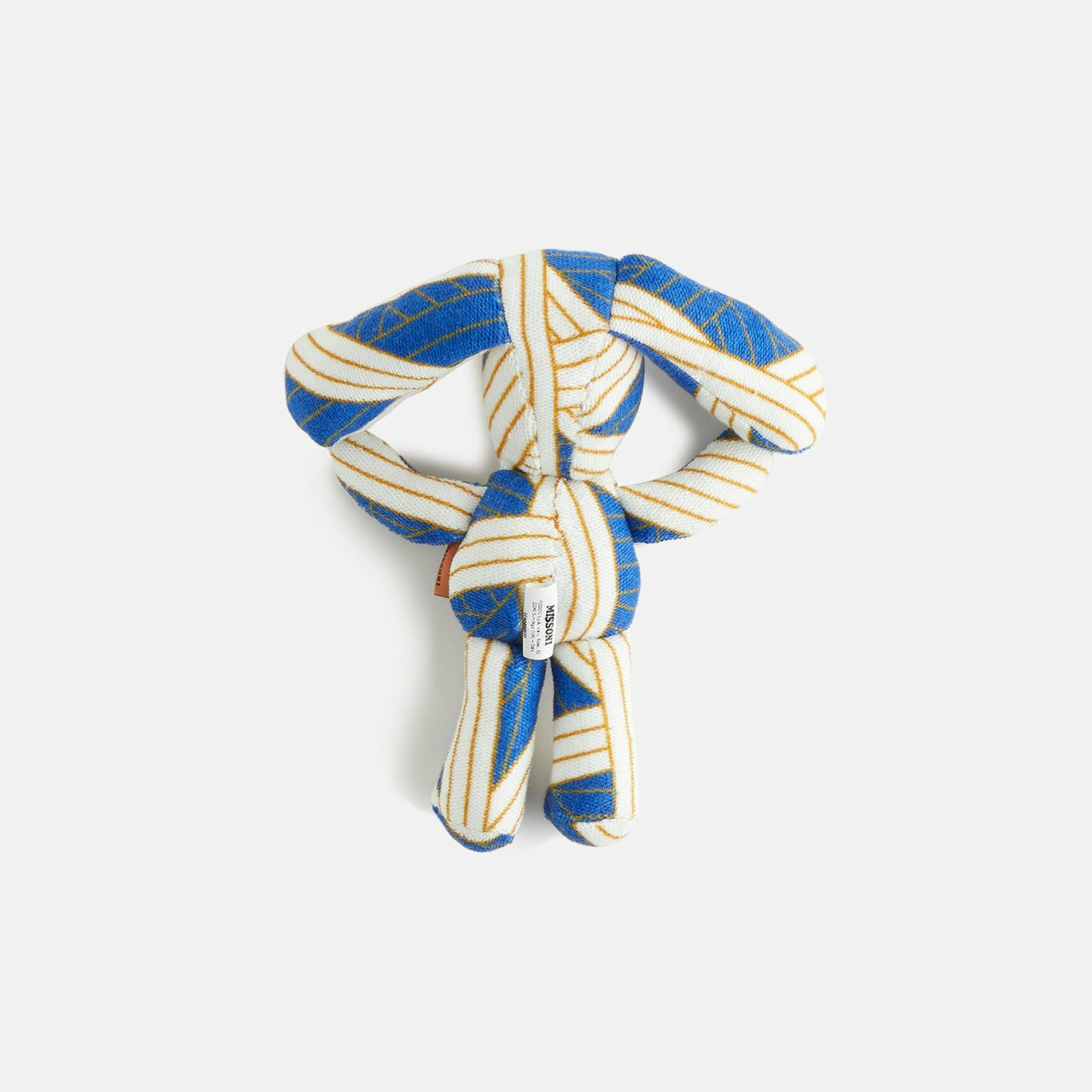 Missoni Nastri Print Little Rabbit Puppet - Blue | Kith Blue