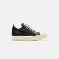 Rick Owens WMNS Jumbo Laced Low Sneaks - Black / Pearl / Milk | Kith Black / Pearl / Milk