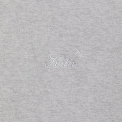 Kith Interlock Williams V Full Zip Hoodie - Light Heather Grey | Kith Light Heather Grey