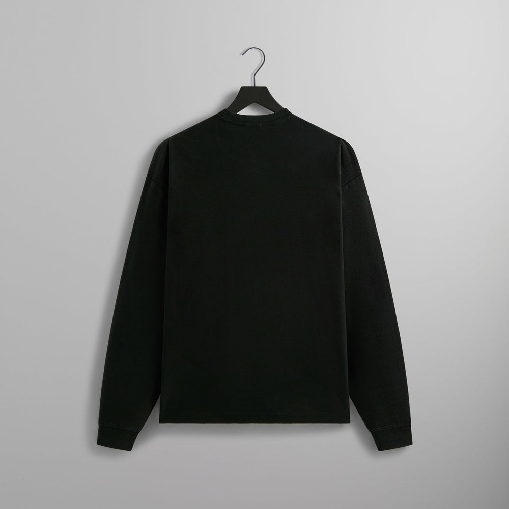 Kith Long Sleeve Quinn Tee - Black | Kith Black