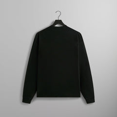 Kith Long Sleeve Quinn Tee - Black | Kith Black