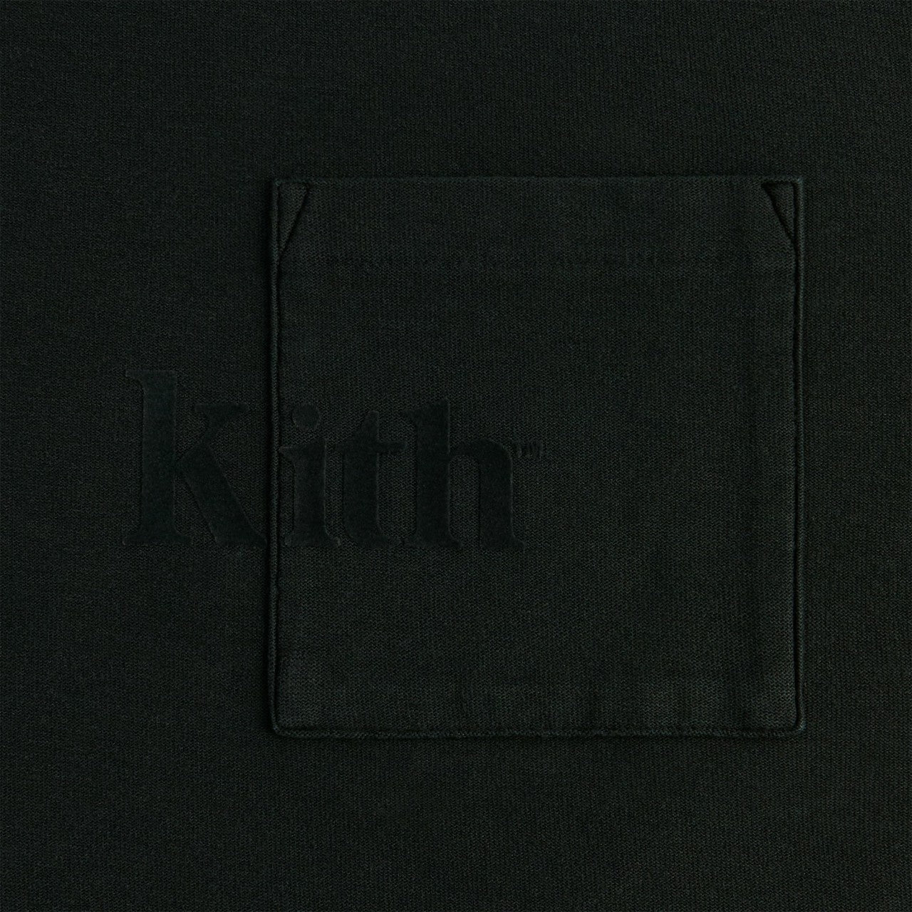 Kith Long Sleeve Quinn Tee - Black | Kith Black