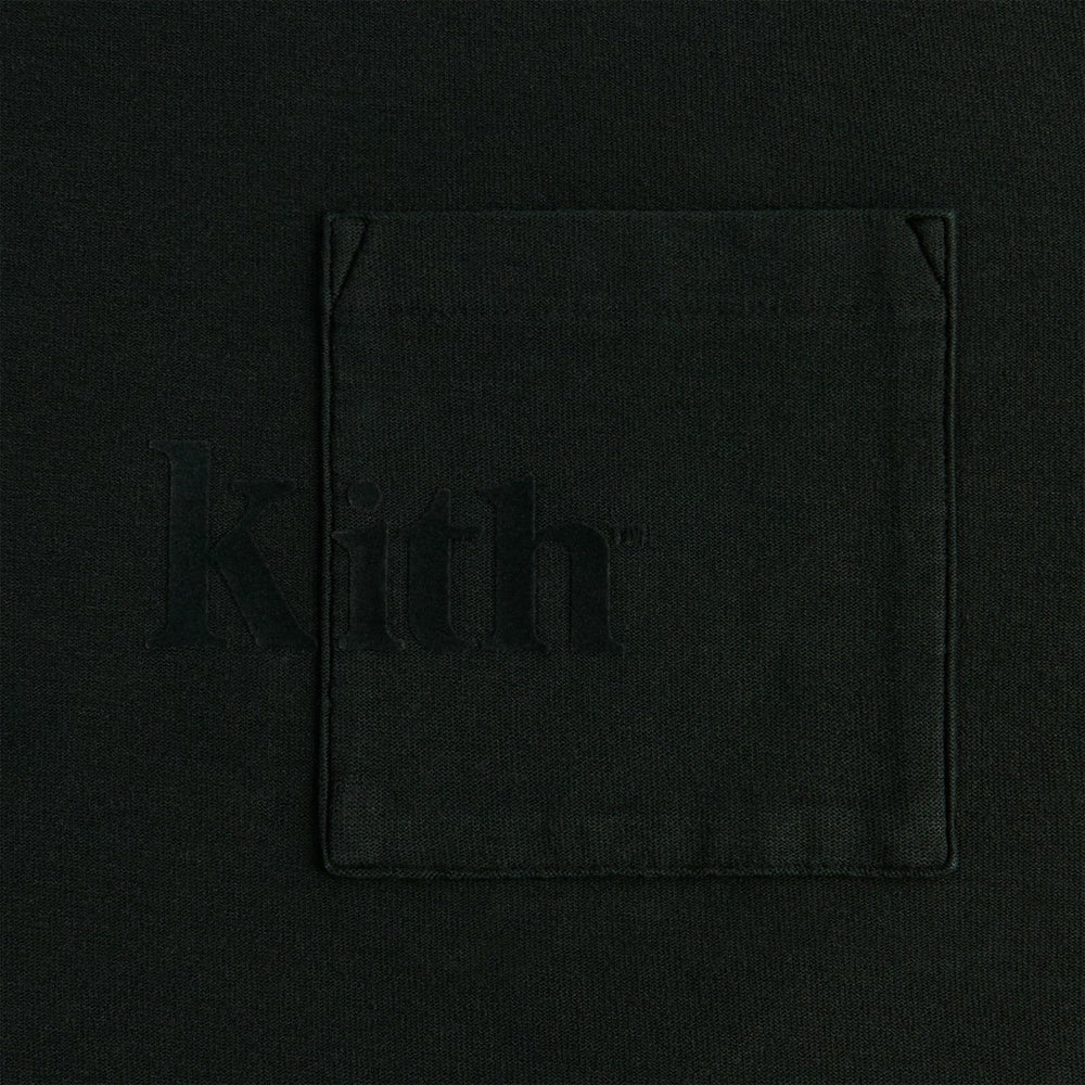 Kith Long Sleeve Quinn Tee - Black | Kith Black