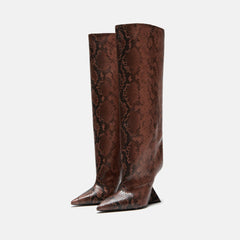 The Attico Cheope Tube Boot - Brown / Black | Kith Brown / Black