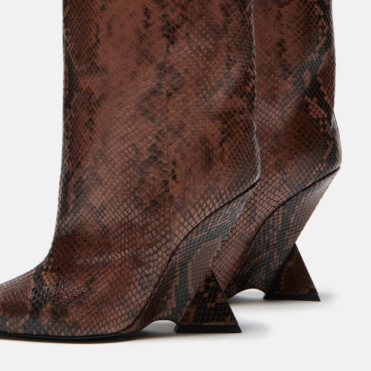 The Attico Cheope Tube Boot - Brown / Black | Kith Brown / Black
