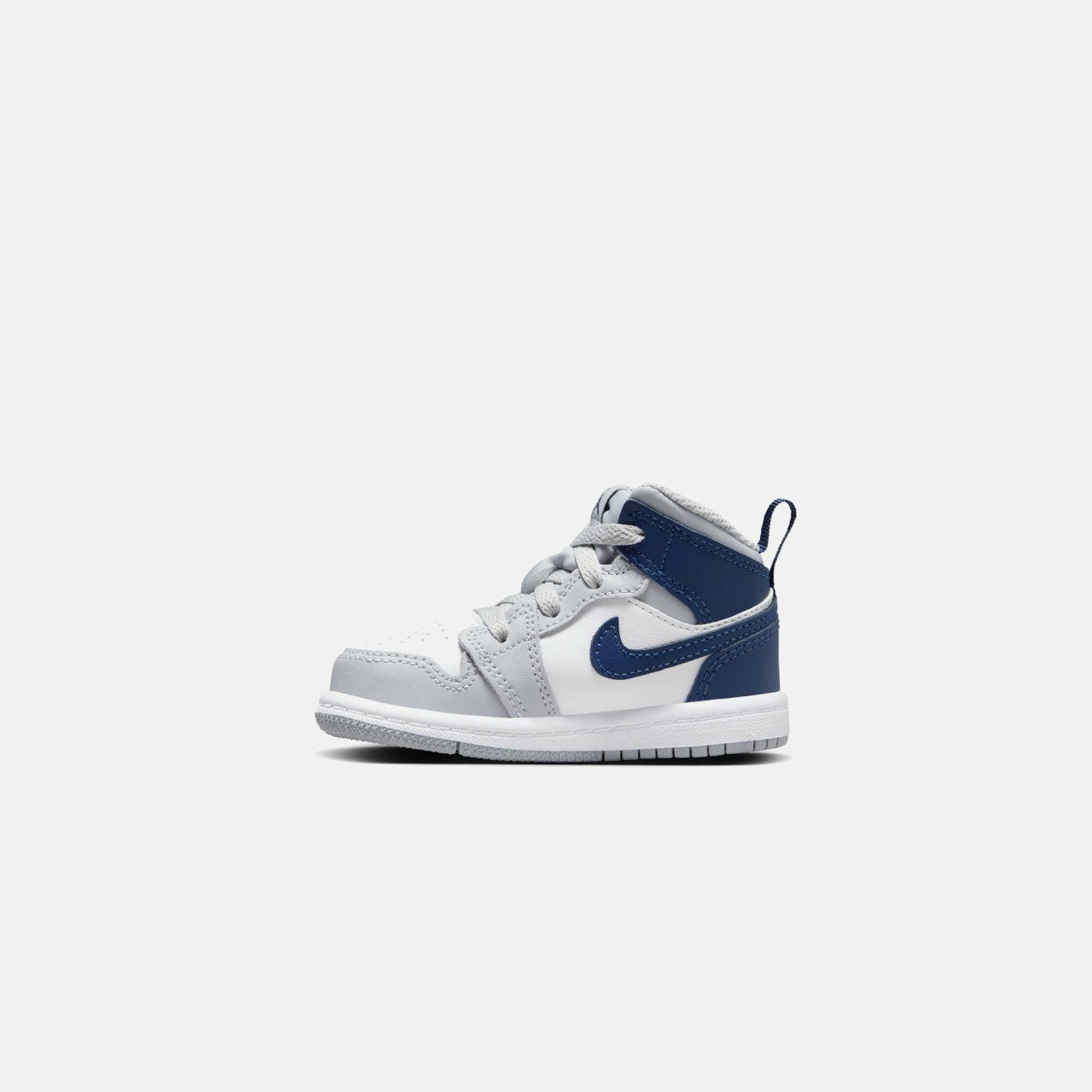 Jordan TD Air Jordan 1 Mid - White / Midnight Navy / Wolf Grey | Kith White / Midnight Navy / Wolf Grey