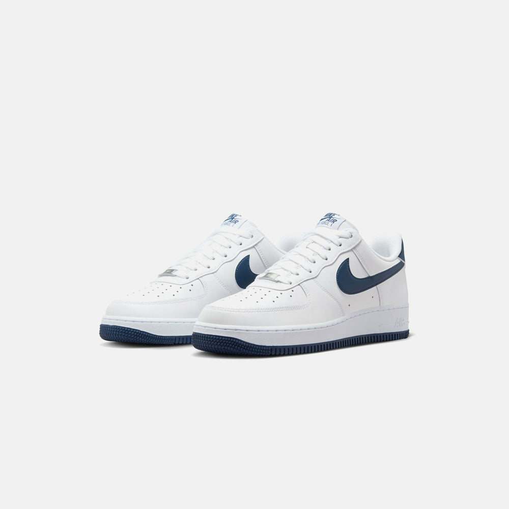 Nike Air Force 1 '07 - White / Midnight Navy / White | Kith White / Midnight Navy / White