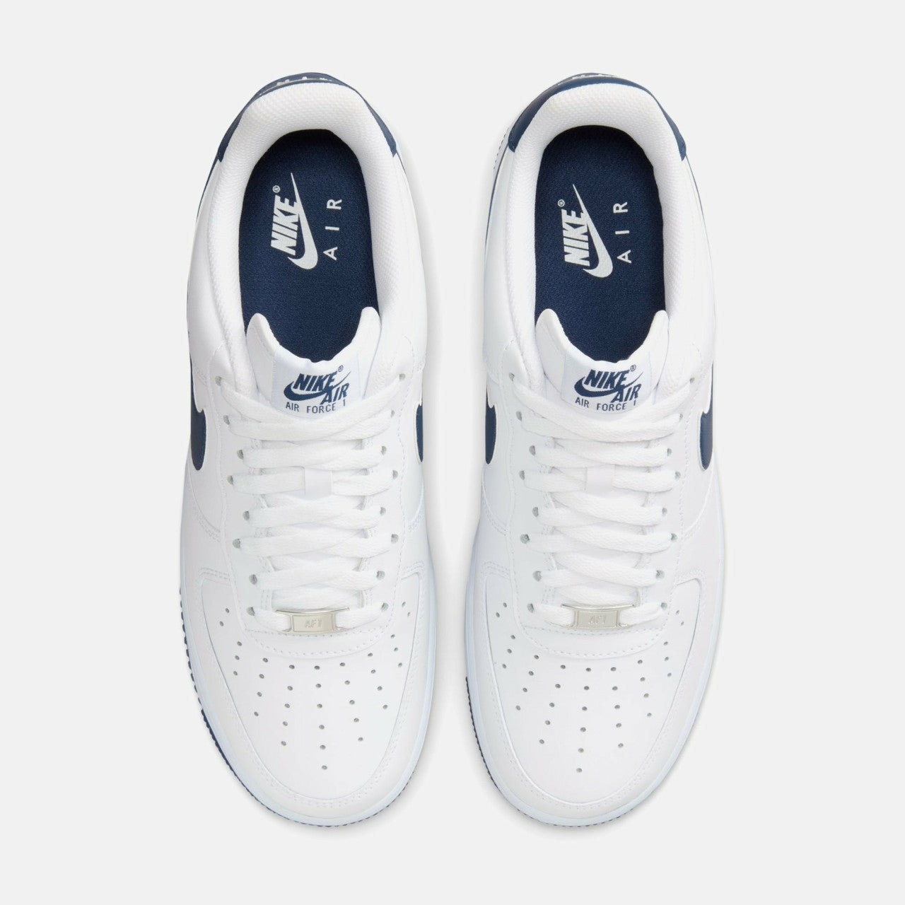 Nike Air Force 1 '07 - White / Midnight Navy / White | Kith White / Midnight Navy / White