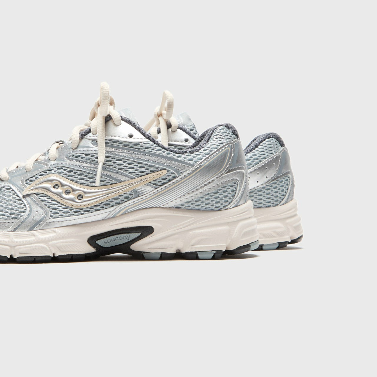 Saucony Ride Millennium - Silver / Cream | Kith Silver / Cream