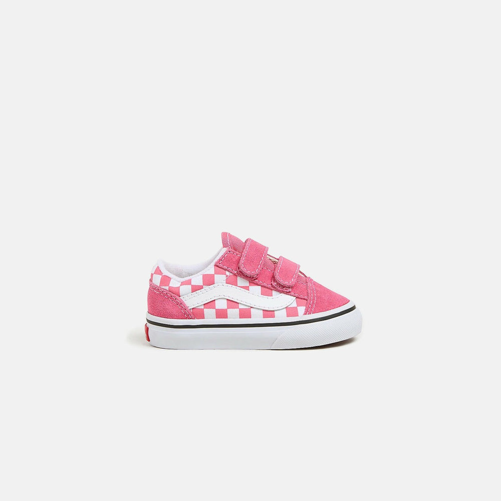 VANS TD Old Skool V Crib - Color Theory / Checkerboard / Honeysuckle | Kith Color Theory / Checkerboard / Honeysuckle