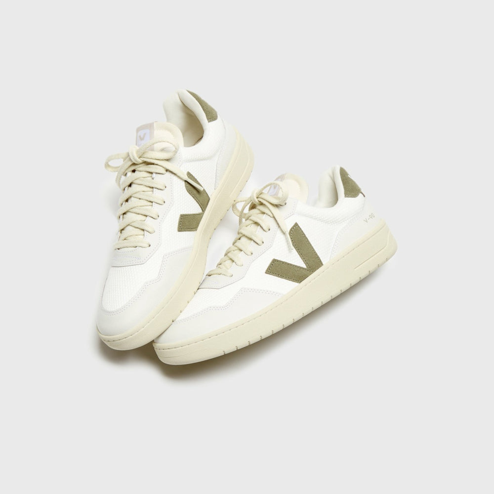 Veja WMNS V-90 - White / Kaki | Kith White / Kaki