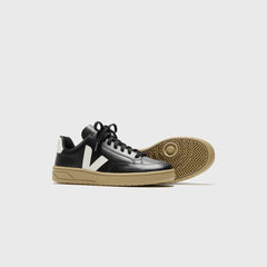 Veja WMNS V-12 - Extra Black / White Dune | Kith Extra Black / White Dune