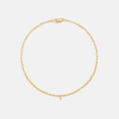 Yvonne Leon Collier Double Solitaire PM - Yellow Gold | Kith Yellow Gold