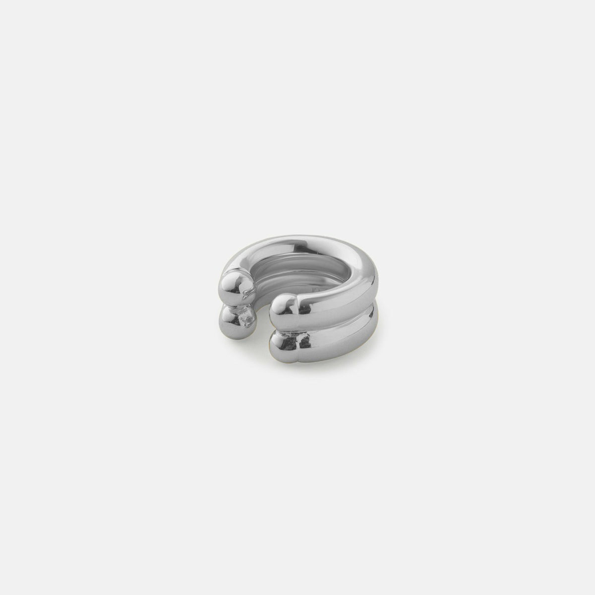 Eliou Double Regina Ear Cuff - Silver | Kith Silver