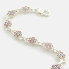 Hatton Labs Daisy Bracelet - Silver / Morganite | Kith Silver / Morganite