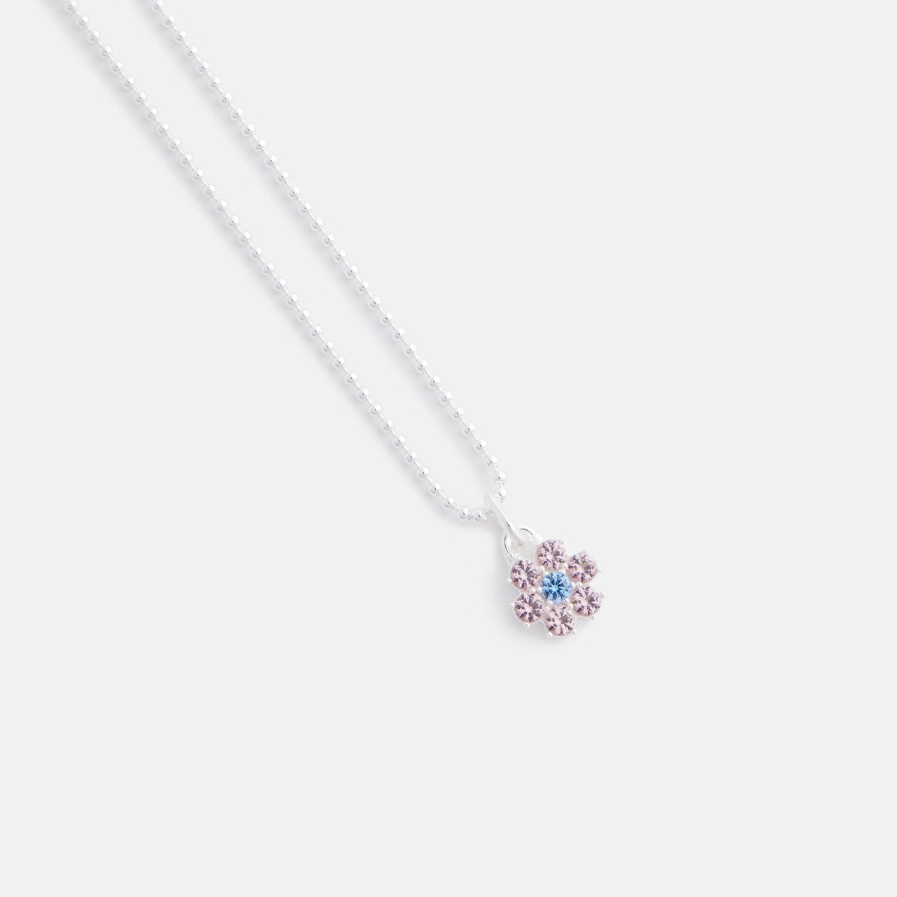 Hatton Labs Daisy Pendant - Silver / Morganite | Kith Silver / Morganite
