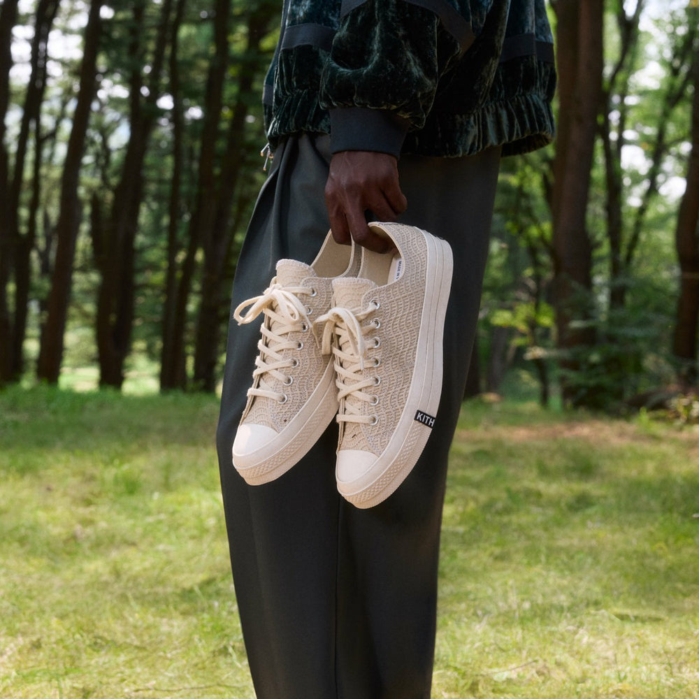 Kith for Converse Chuck Taylor All Star 1970 Ox - Egret / White / Blac | Kith Egret / White / Black Wave