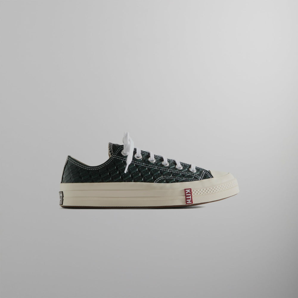Kith for Converse Chuck Taylor All Star 1970 Ox - Black / Scarab / Egr | Kith Black / Scarab / Egret Deco