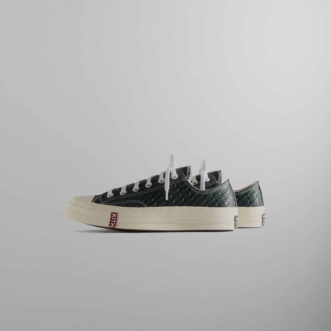 Kith for Converse Chuck Taylor All Star 1970 Ox - Black / Scarab / Egr | Kith Black / Scarab / Egret Deco
