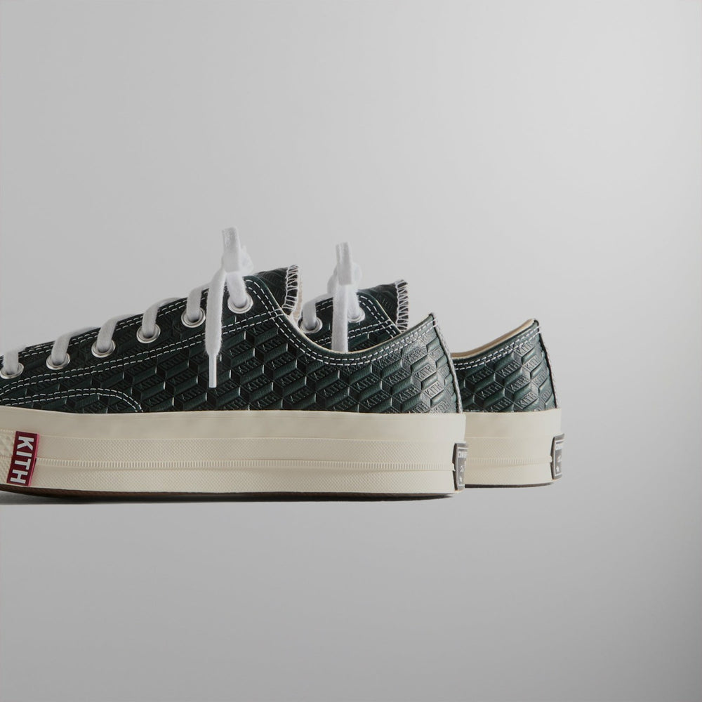 Kith for Converse Chuck Taylor All Star 1970 Ox - Black / Scarab / Egr | Kith Black / Scarab / Egret Deco