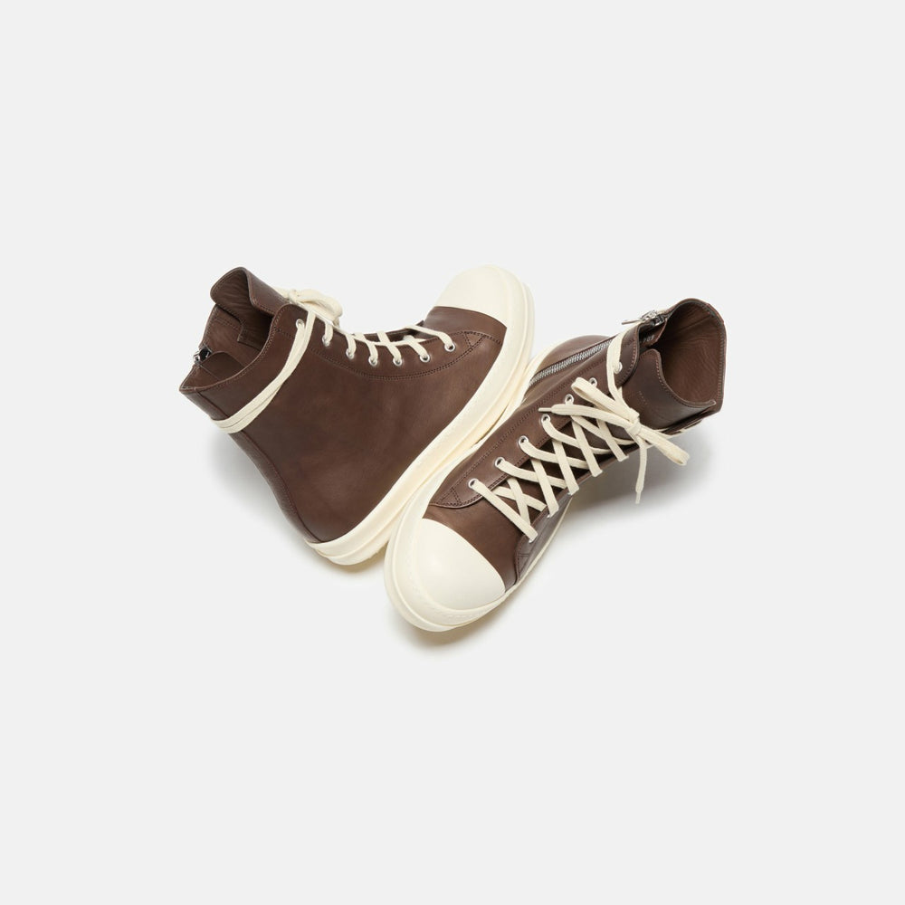 Rick Owens Porterville Sneakers - Saddle / Milk | Kith Saddle / Milk
