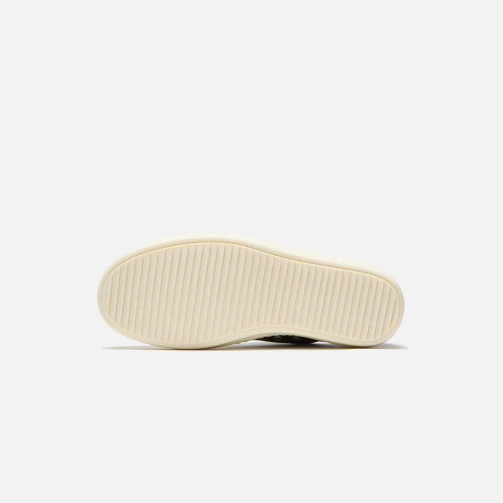 Rick Owens Scarpe Leather Sneakers - Forest / Milk | Kith Forest / Milk