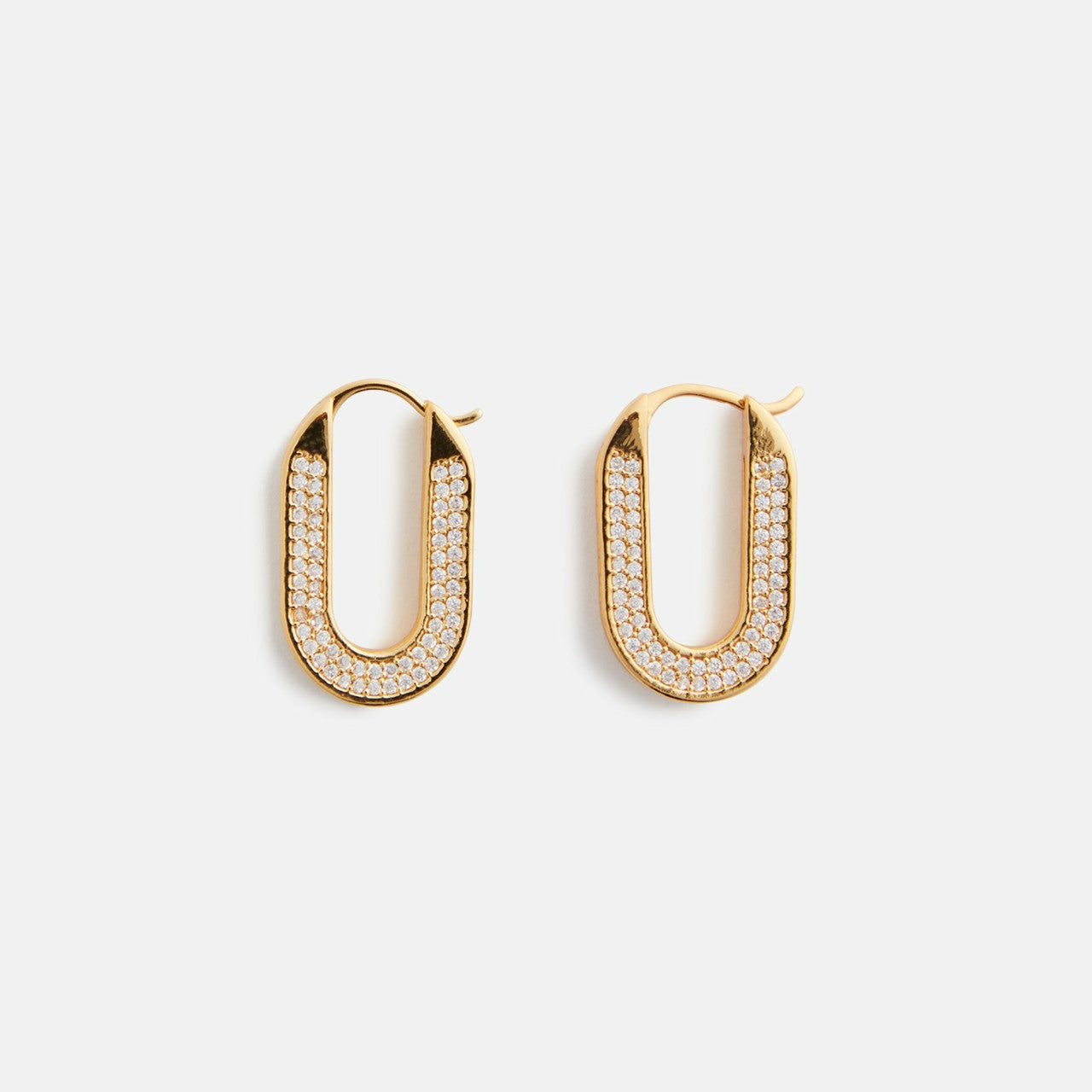 Crystal Haze Travel Gift Hoops - Gold | Kith Gold