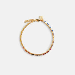 Crystal Haze Mini Baguette Chakra Bracelet - Multi | Kith Multi