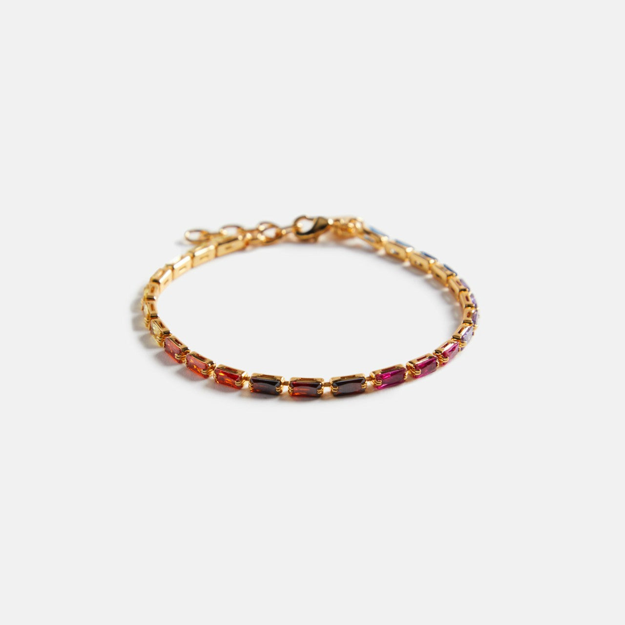 Crystal Haze Mini Baguette Chakra Bracelet - Multi | Kith Multi