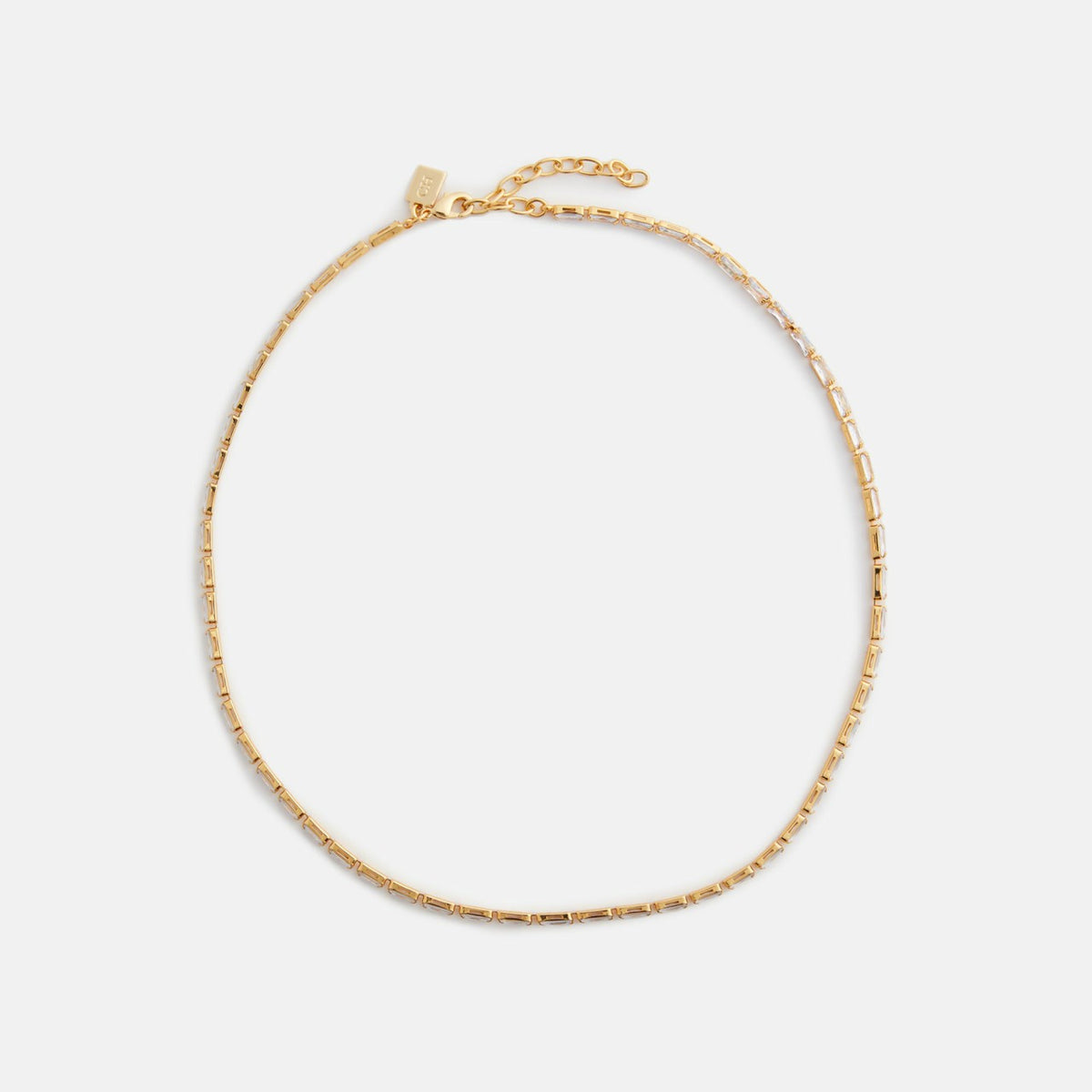 Crystal Haze Mini Baguette Choker - Clear | Kith Clear