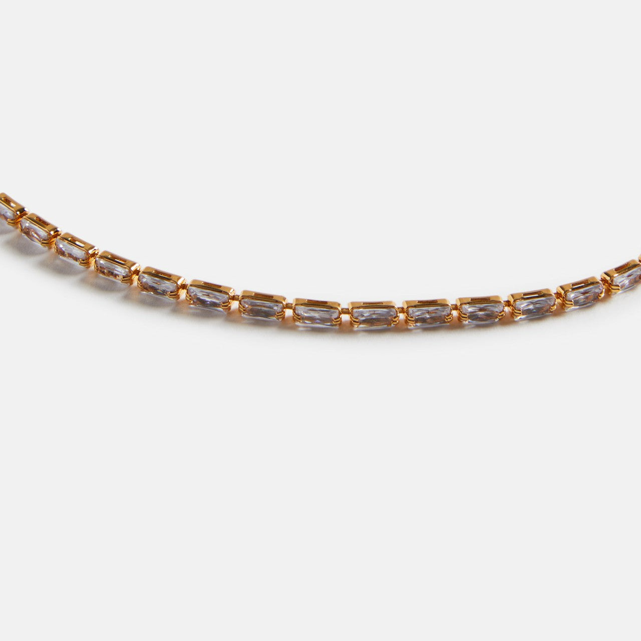 Crystal Haze Mini Baguette Choker - Clear | Kith Clear