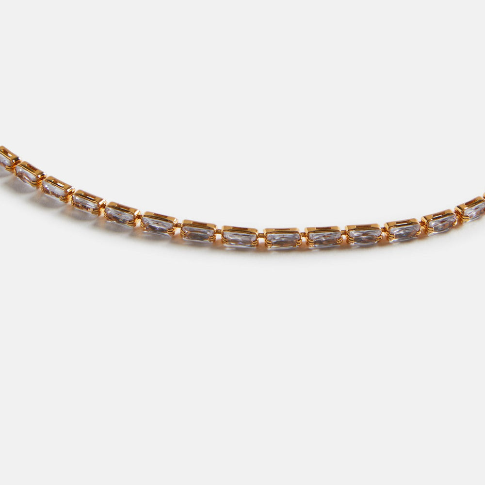 Crystal Haze Mini Baguette Choker - Clear | Kith Clear