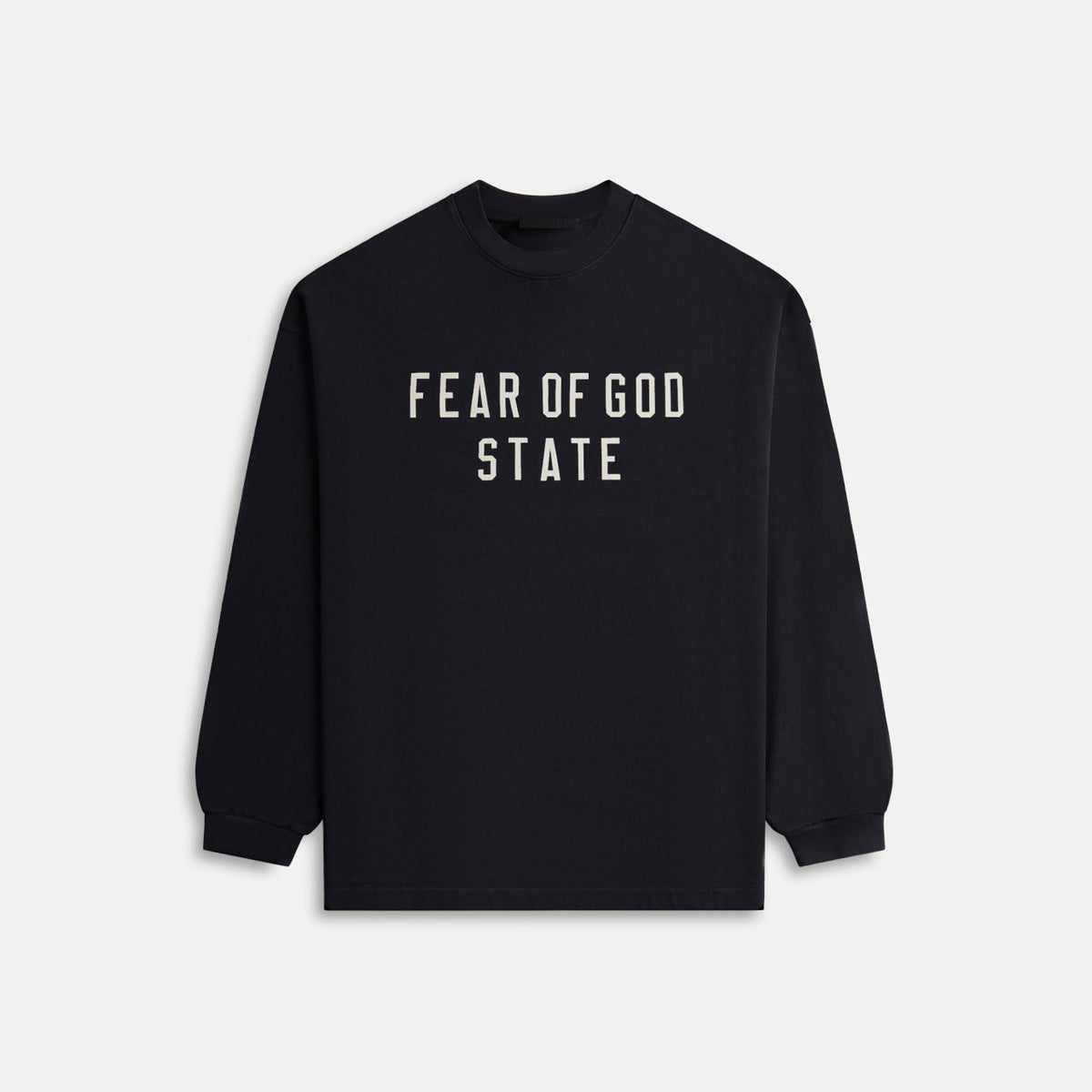 Essentials Heavy Long Sleeve Tee - Black | Kith Black