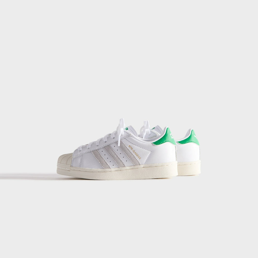 Kith Kids Classics for adidas Originals PS Superstar - White / Fairway | Kith White / Fairway Green
