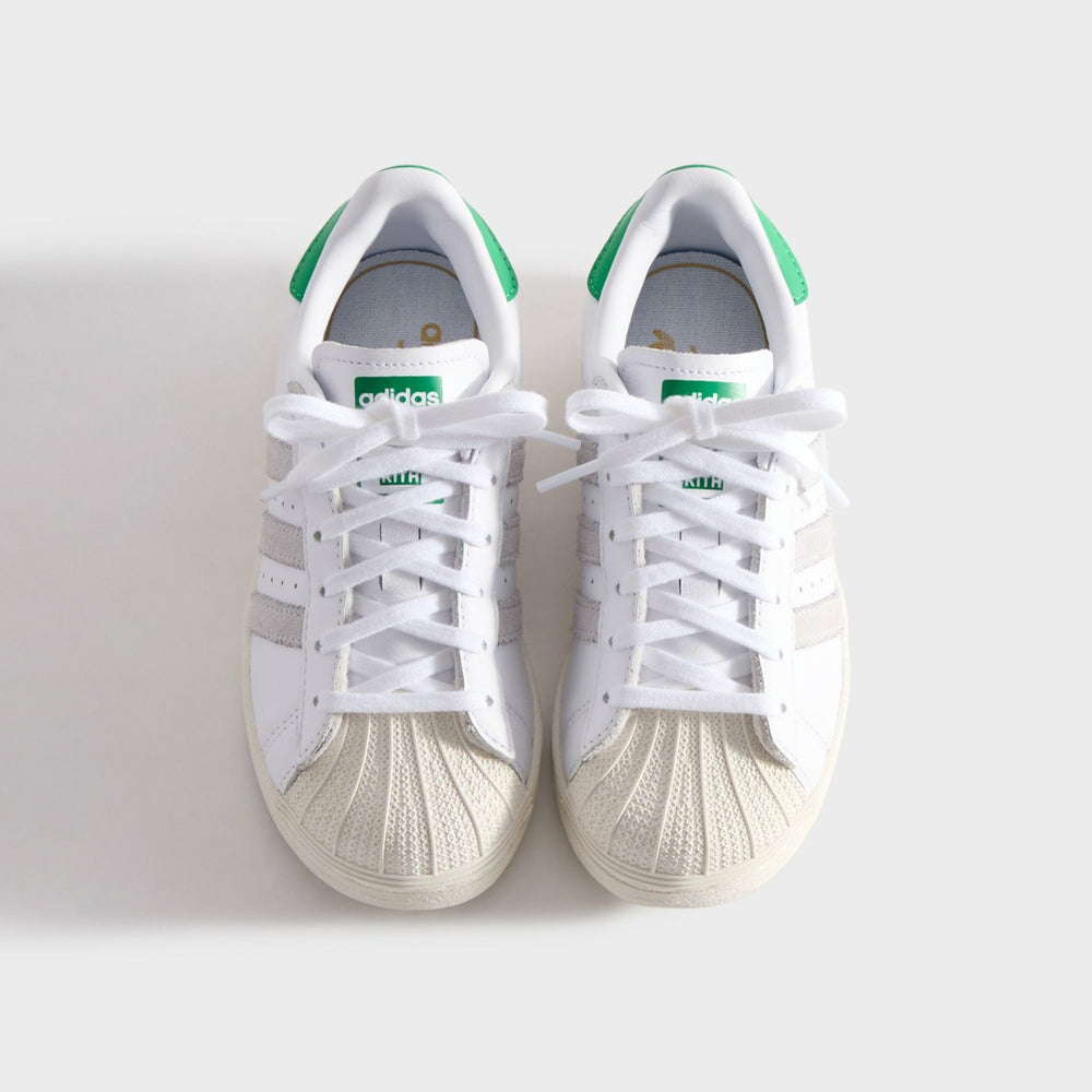 Kith Kids Classics for adidas Originals PS Superstar - White / Fairway | Kith White / Fairway Green
