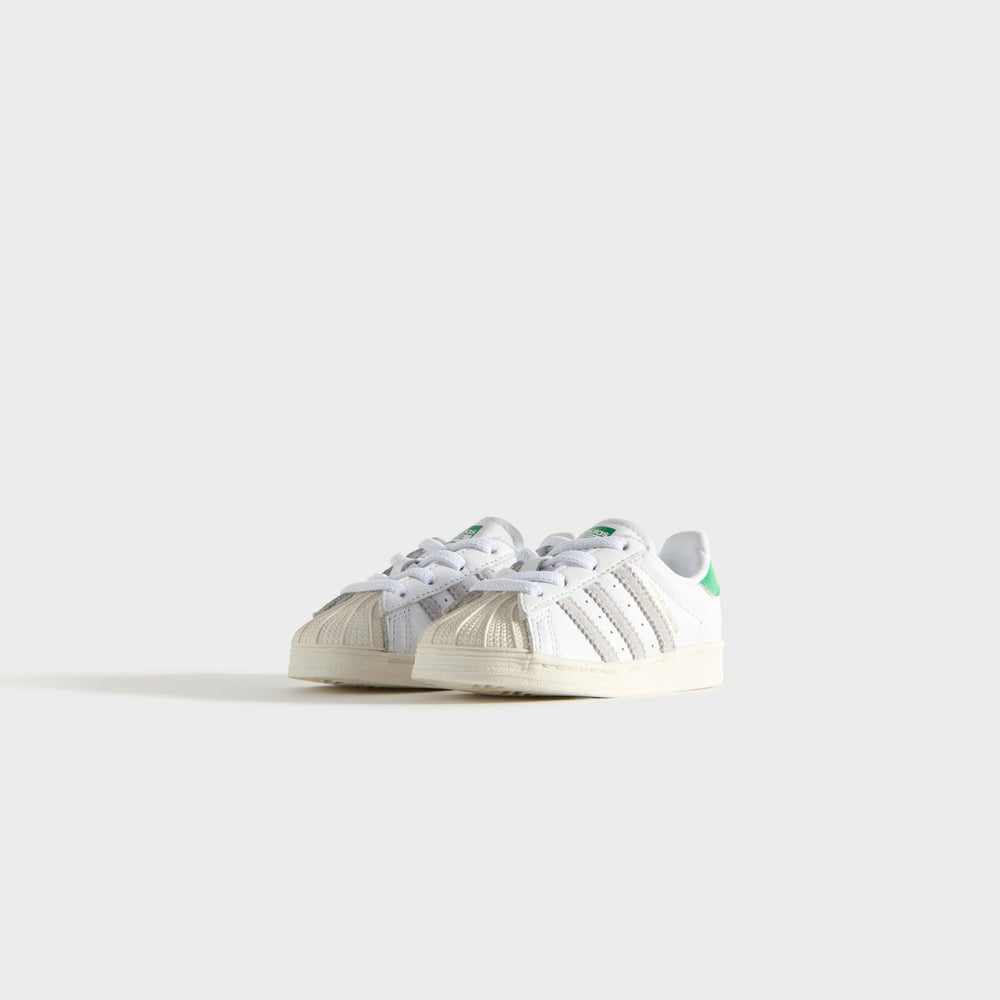 Kith Kids Classics for adidas Originals TD Superstar - White / Fairway | Kith White / Fairway Green