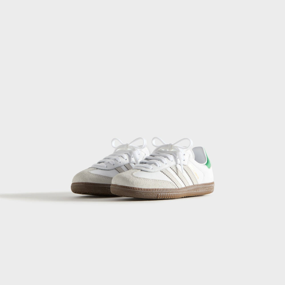 Kith Kids Classics for adidas Originals PS Samba - White / Fairway Gre | Kith White / Fairway Green