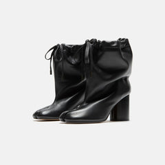 Maison Margiela WMNS Drawstring Tabi Ankle Boot - Black | Kith Black