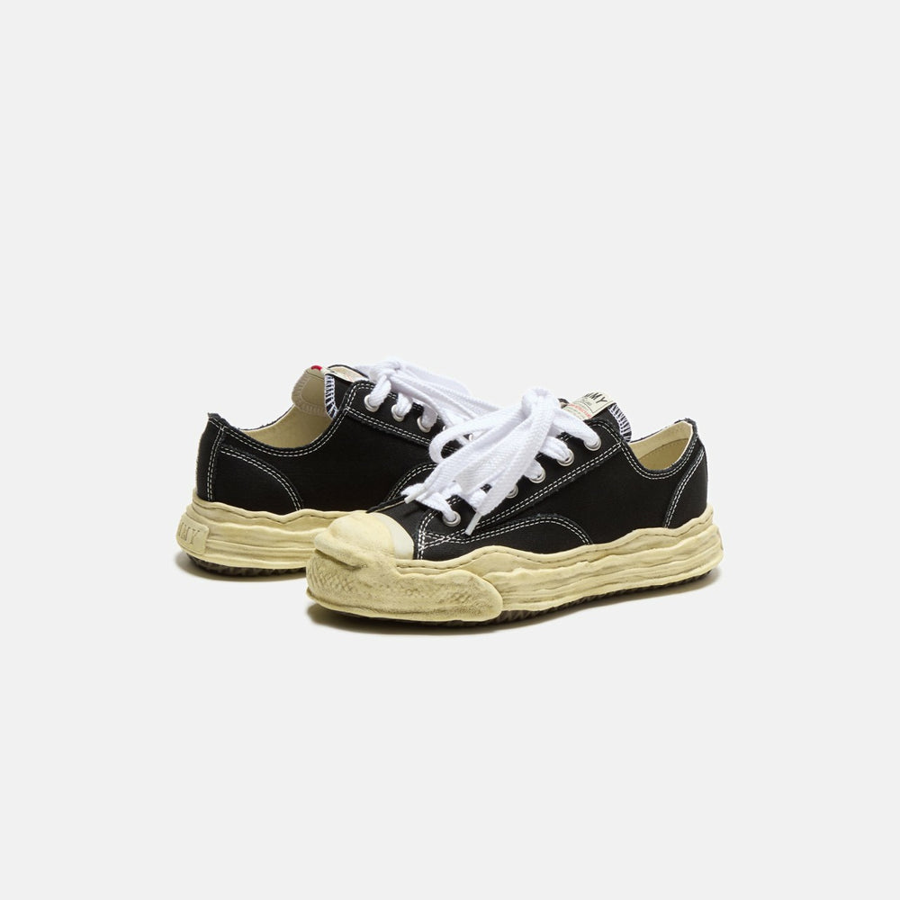 Mihara Yasuhiro Hank Original Sole Low Top - Garment Dyed Black | Kith Garment Dyed Black