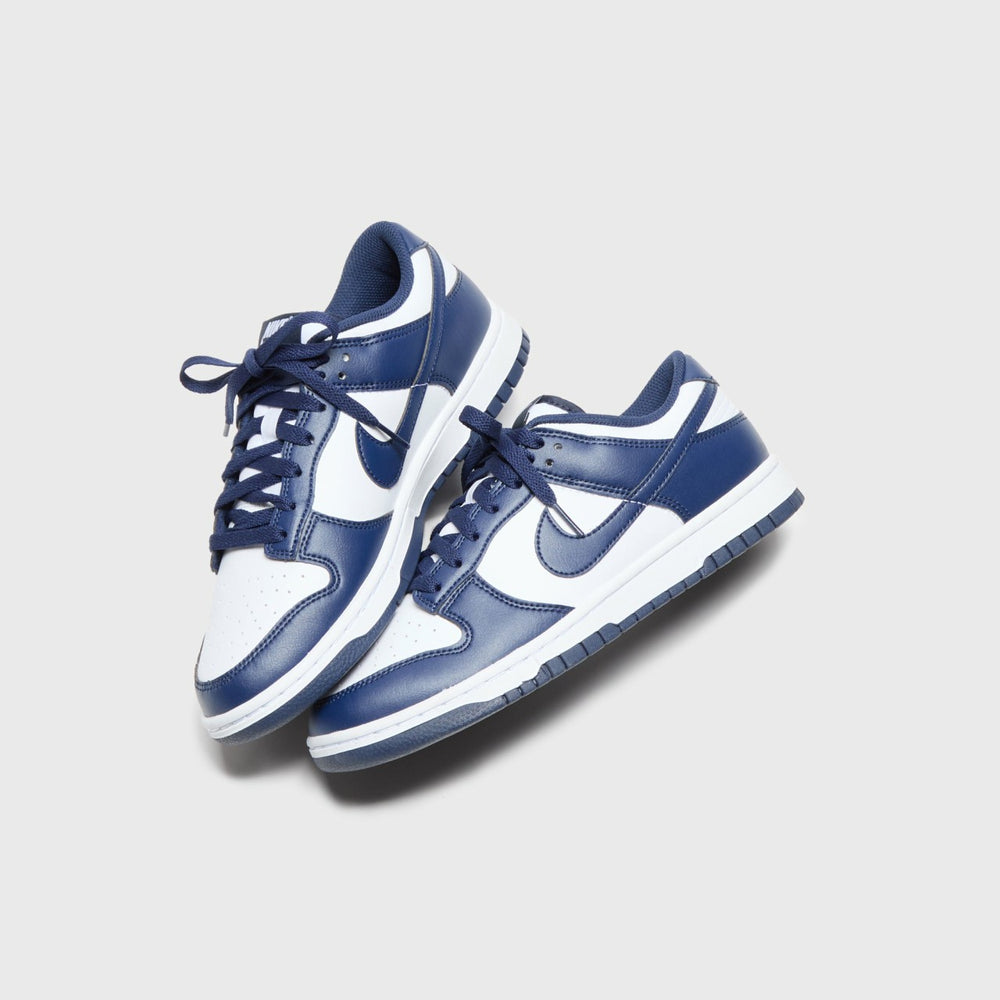 Nike Dunk Low Retro - White / Midnight Navy / White | Kith White / Midnight Navy / White
