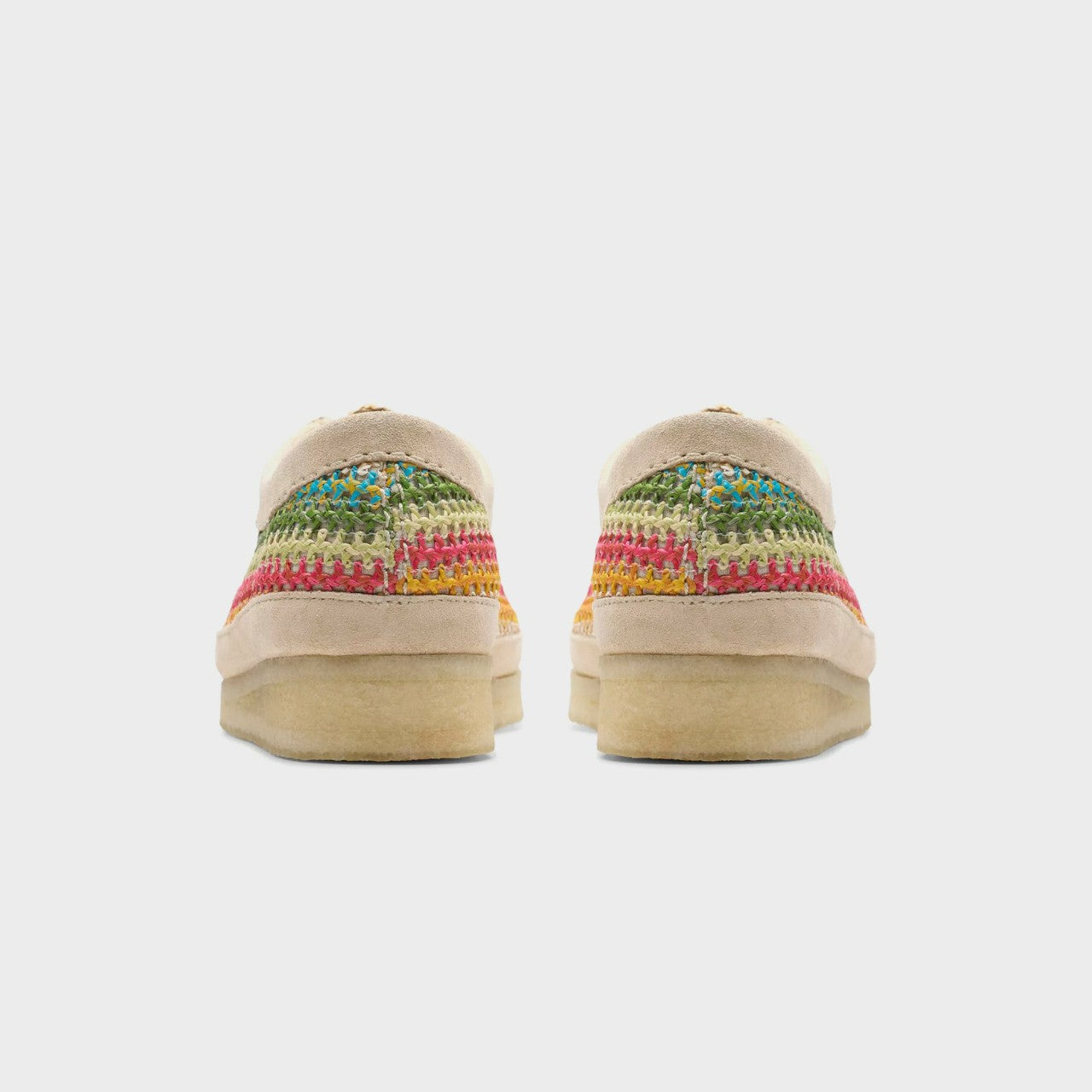 Clarks Wallabee - Multicolor Raffia | Kith Multicolor Raffia