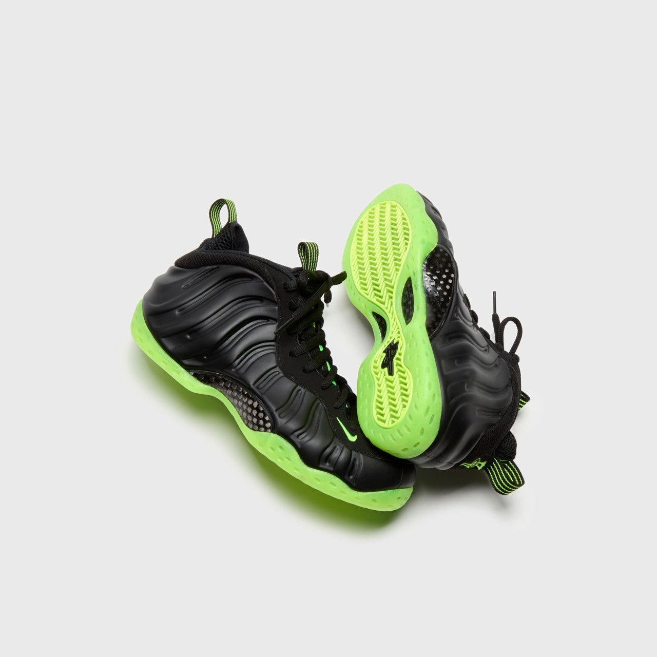 Nike Air Foamposite One - Black / Volt | Kith Black / Volt