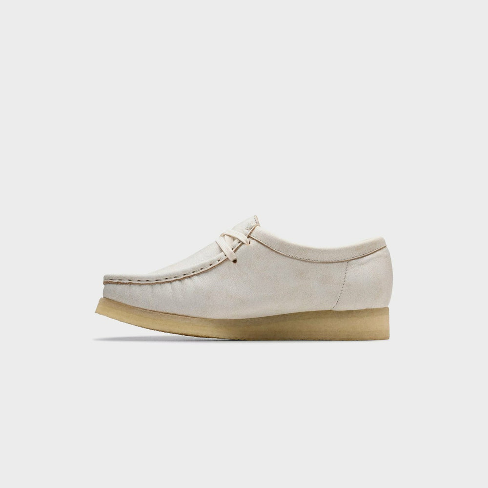 Clarks Wallabee - White Leather | Kith White Leather
