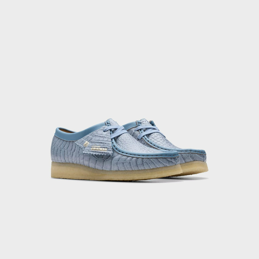 Clarks Wallabee - Powder Blue Croc | Kith Powder Blue Croc