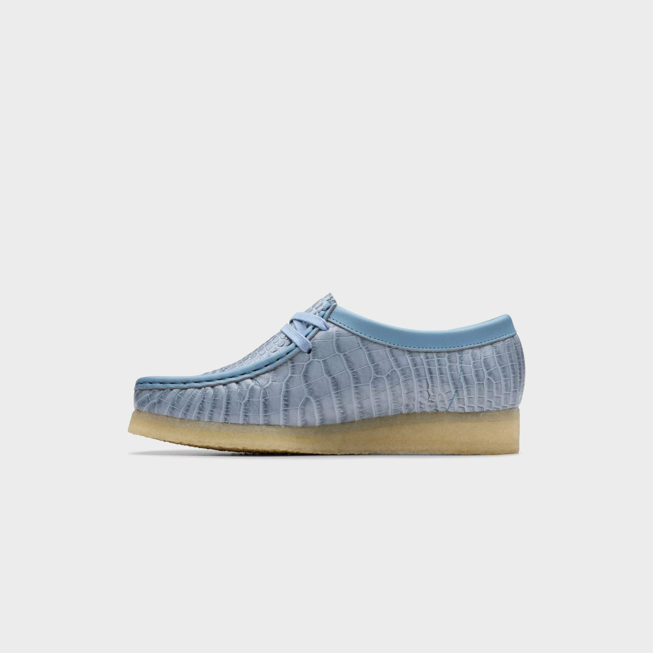 Clarks Wallabee - Powder Blue Croc | Kith Powder Blue Croc