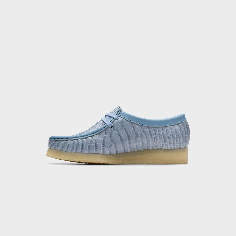 Clarks Wallabee - Powder Blue Croc | Kith Powder Blue Croc