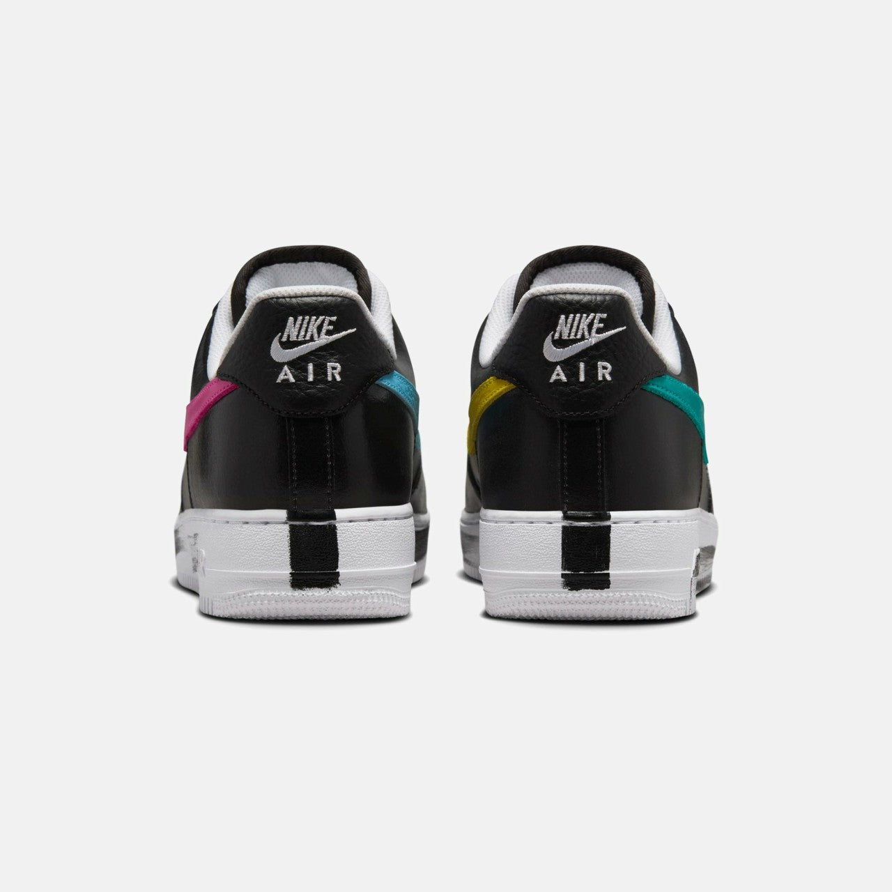 Nike x PEACEMINUSONE Air Force 1 - Black / New Emerald / Pinkfire II / | Kith Black / New Emerald / Pinkfire II / Tour Yellow / Blue Gale