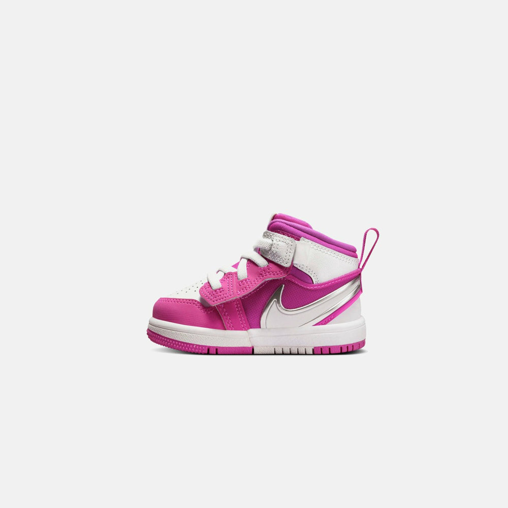 Jordan TD Air Jordan 1 Mid RM Easyon - Fire Pink / White | Kith Fire Pink / White