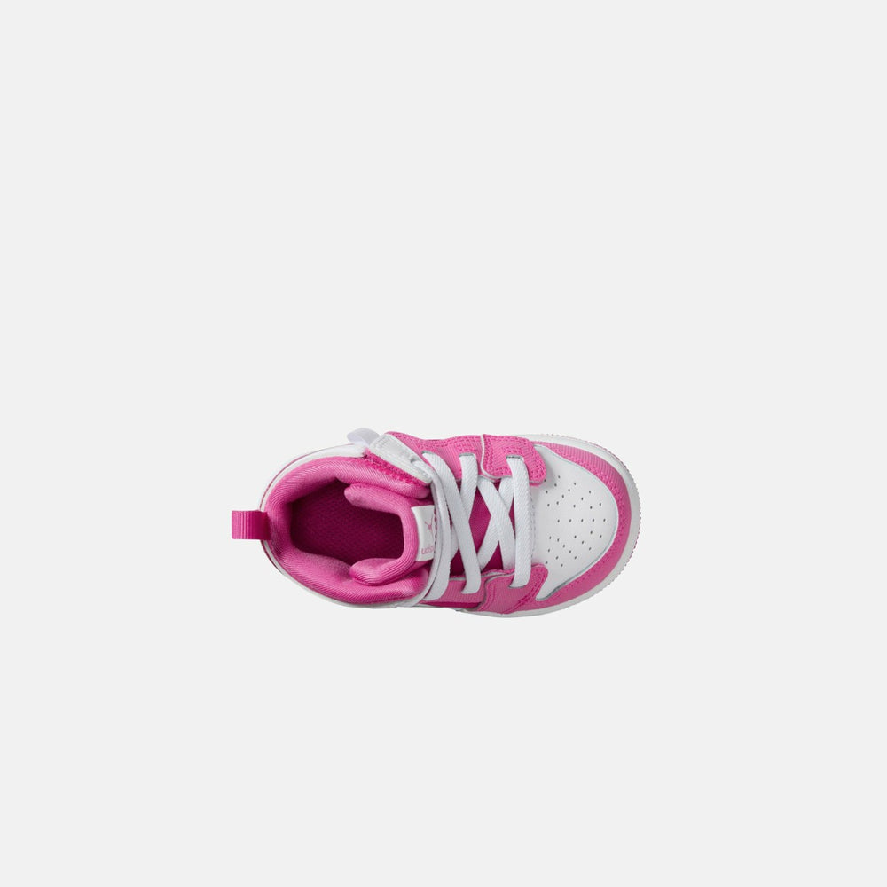 Jordan TD Air Jordan 1 Mid RM Easyon - Fire Pink / White | Kith Fire Pink / White