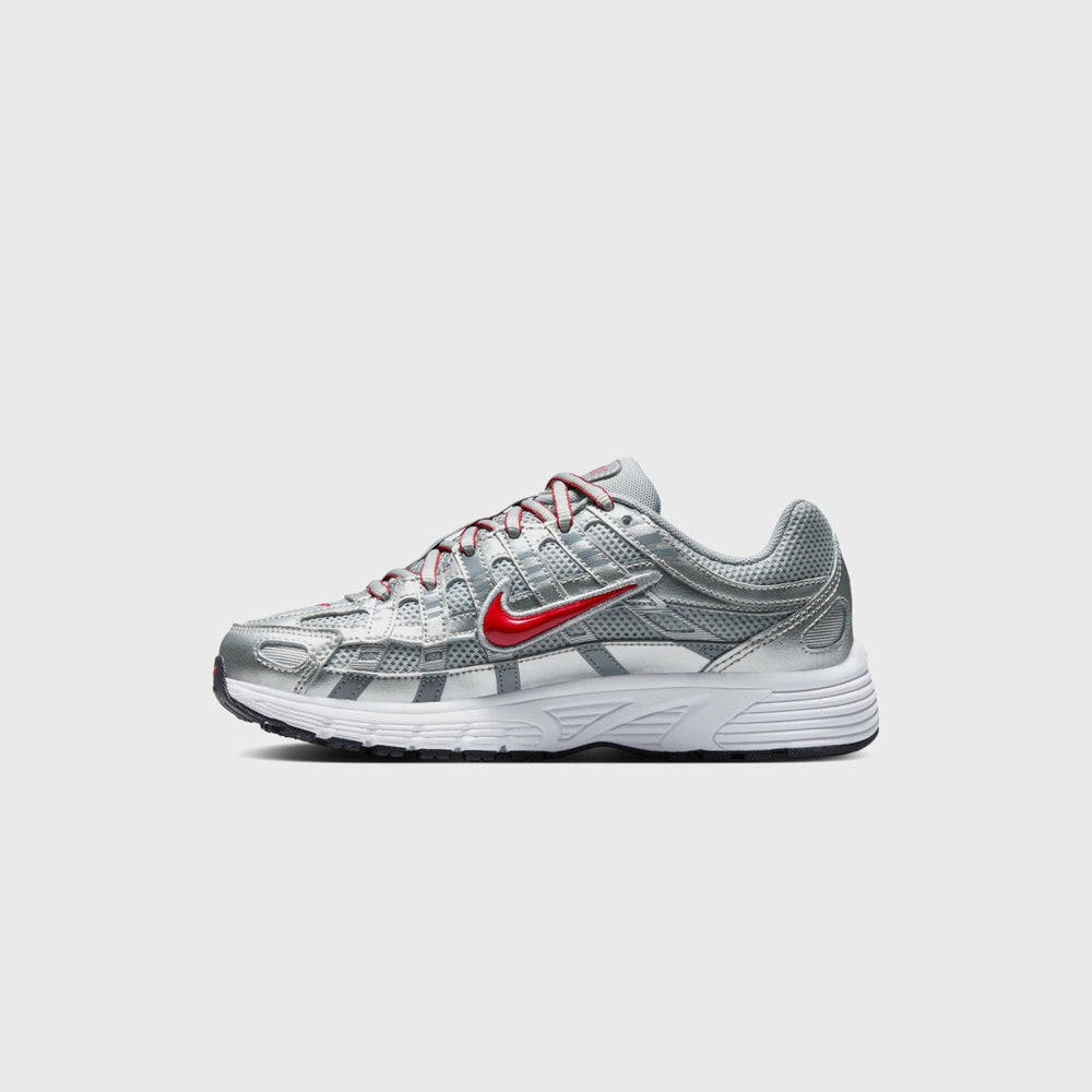 Nike GS P-6000 - Metallic Silver / Gym Red / Flat Silver | Kith Metallic Silver / Gym Red / Flat Silver
